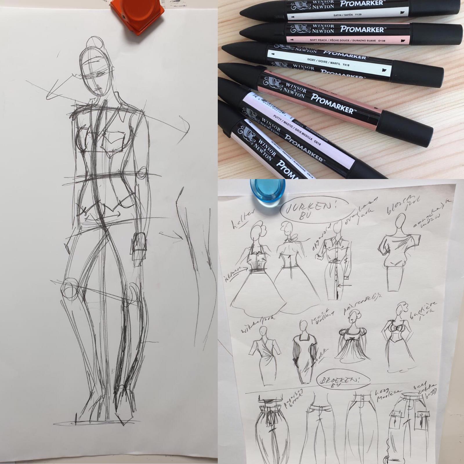 Haalbaarheid Nylon Artistiek Modetekenen en ontwerpen (jaar opleiding) | Modevakschool Nancy van Vliet